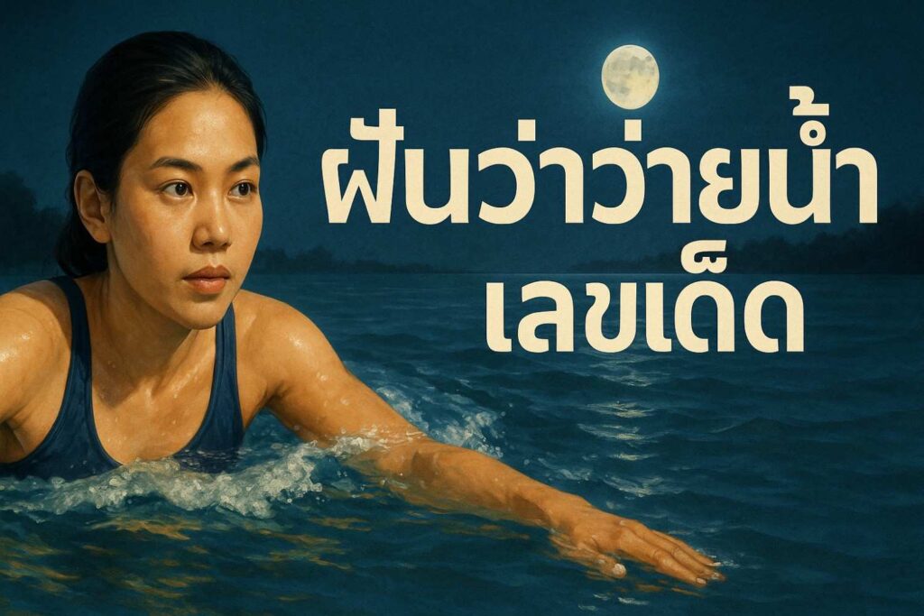 ฝันว่าว่ายน้ำ เลขเด็ดแม่นๆ พร้อมคำทำนายและวิธีตีเลข ฝันว่าว่ายน้ำ เลขเด็ด